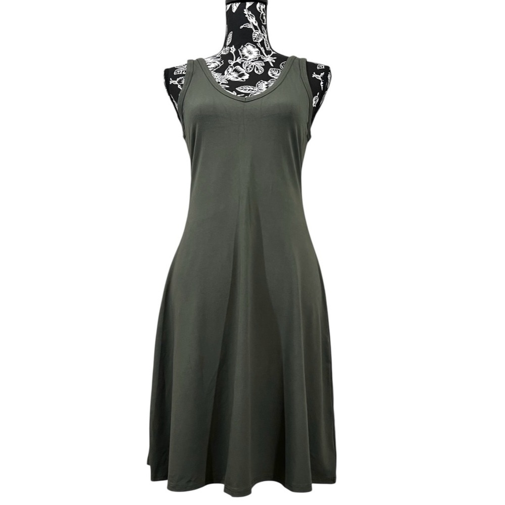 Karenβ Kane Olive Midi Dress